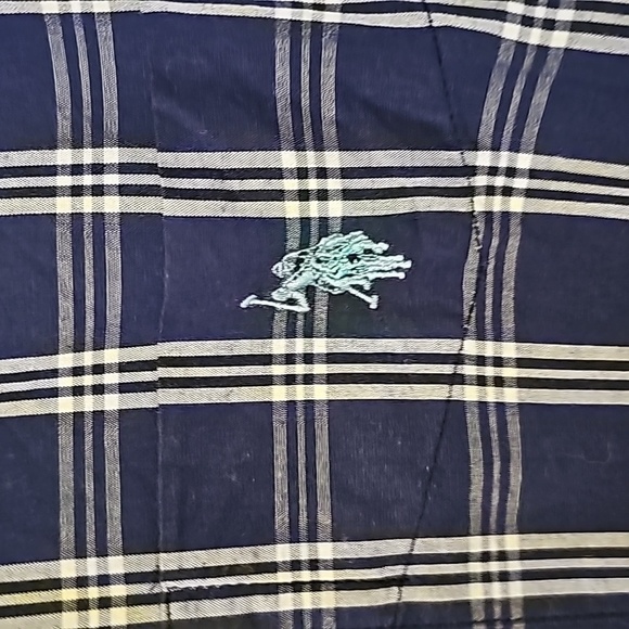 US Polo Assn. Men's Preppy button-down lond sleeves shirt. Blue plaid. XL - Picture 3 of 5
